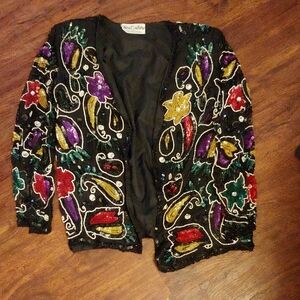 Nina Couture By Harrison Morgan Beaded Jacket